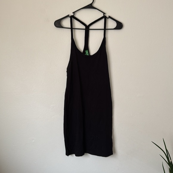 J. Crew Relaxed Tank Dress in Black Slub Cotton - Picture 3 of 8